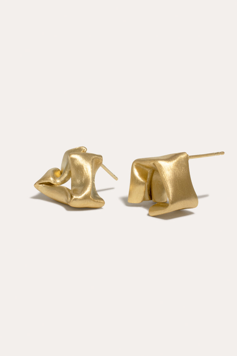 Everyone Wants to Rule the World - Recycled Gold Vermeil Earrings
