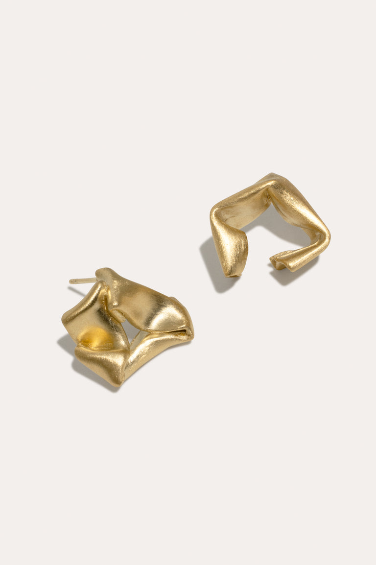 Everyone Wants to Rule the World - Recycled Gold Vermeil Earrings