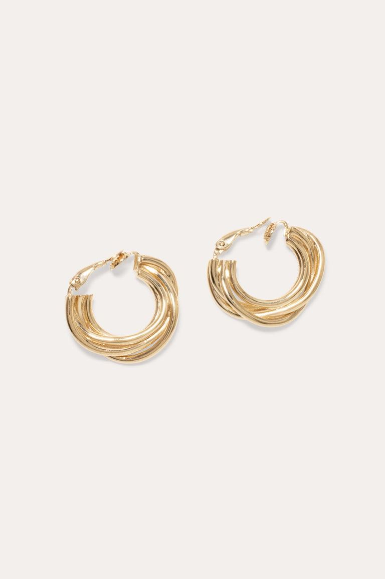 Encounter - Gold Vermeil Earrings with Clips