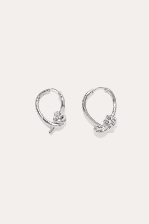 The Freedom to Imagine II - Recycled Silver Earrings