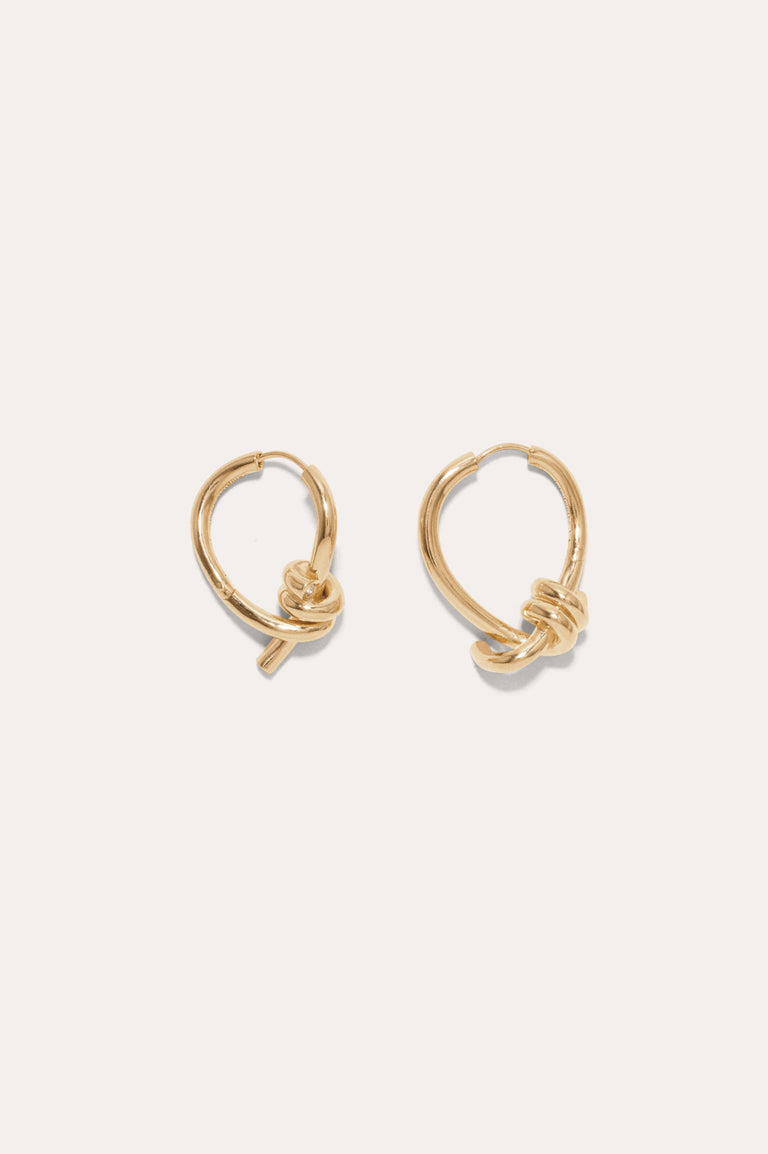 The Freedom to Imagine II - Gold Vermeil Earrings