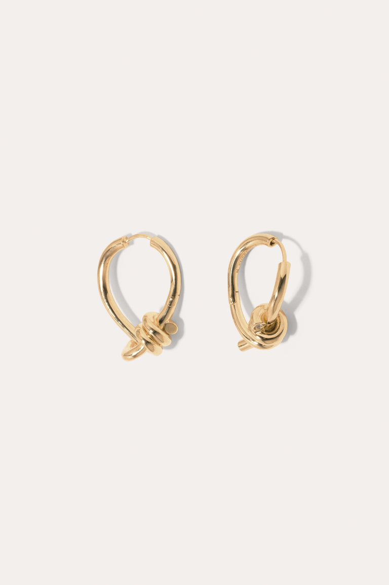 The Freedom to Imagine II - Gold Vermeil Earrings