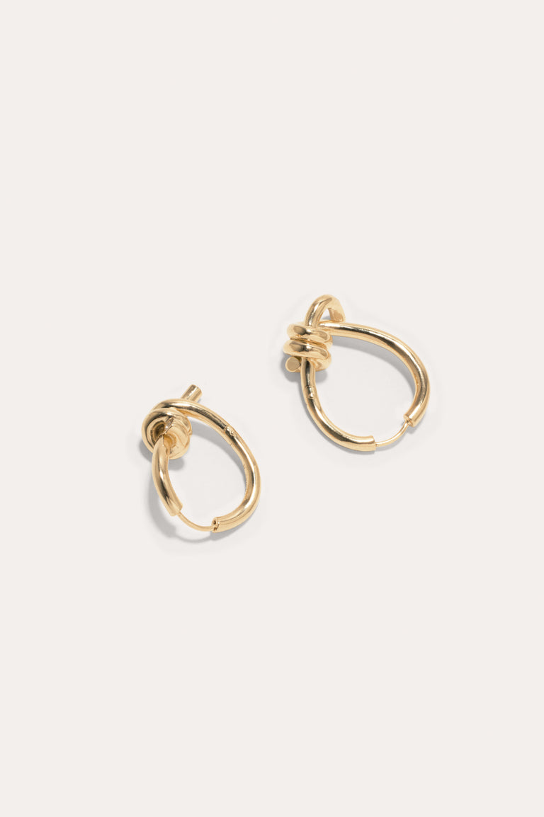The Freedom to Imagine II - Gold Vermeil Earrings