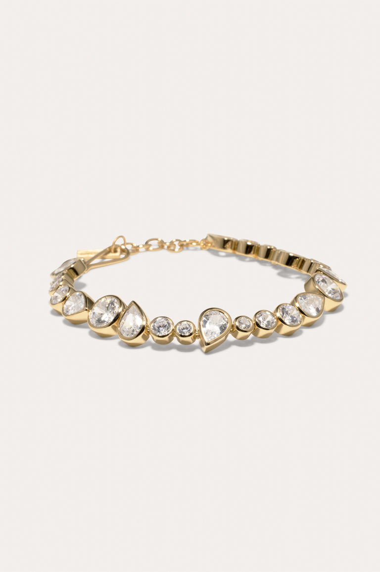 A Few Good Anti‐Heroes - Cubic Zirconia and Gold Vermeil Bracelet